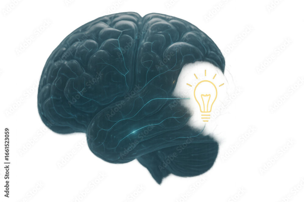 Idea and Brain: Captivating visual representation of the human brain ...