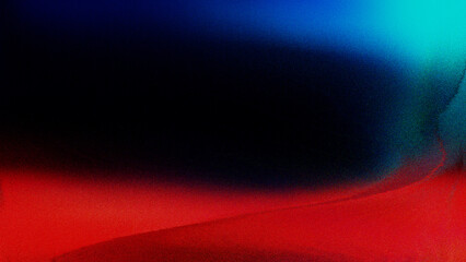 Wall Mural - futuristic abstract gradient background — vibrant red blue glitch noise texture for modern digital d