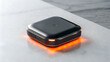 © Ansa - Modern minimalist communication device with sleek rectangular design and glowing edges.