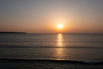  Aerial drone view of waves
