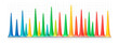 © studioworkstock - Chromatogram image displaying peaks of fluorescently labeled DNA fragments