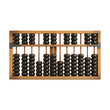 © zubairtist - Japanese antique wooden abacus traditional counting tool isolated on transparent background
