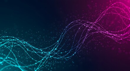 Big Genomic Data Visualization. DNA helix, DNA strand, DNA Test. Molecule or atom, neurons. Abstract structure for Science or medical background
