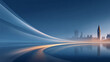 background of london skyline and tech lines