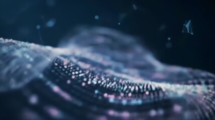 Digital Particle Network over Dark Surface
