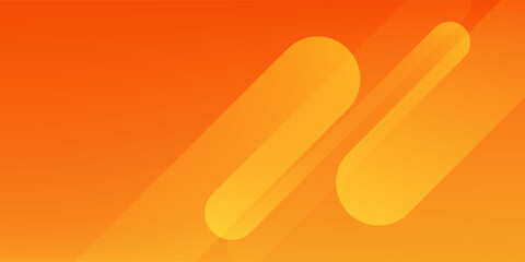 Wall Mural - Abstract orange background with diagonal lines. Dynamic shapes composition. eps 10 vector