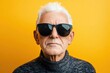 © Igor - Stylish man with white hair and sunglasses