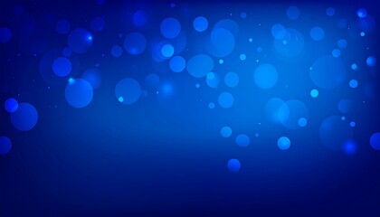 Abstract blue bokeh background