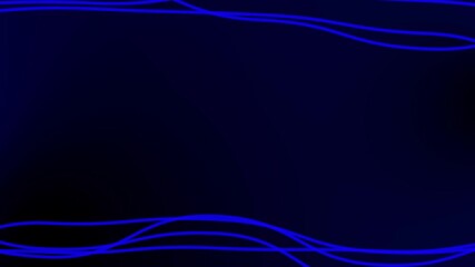 Wall Mural - Dark blue background with glowing neon lines