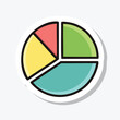 © Eka - A colorful pie chart illustration, depicting data distribution across four distinct segments.