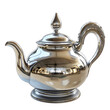 © Zhuxin - Reflective Silver Teapot A Gleaming Vessel of Elegance and Warmth