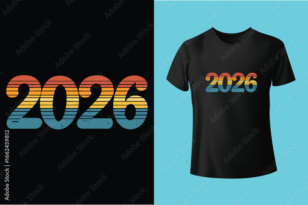 Cheers to the new year 2026, Happy new year 2026 t shirt design ...