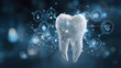 © EFA - Digital Tooth Model with Futuristic Medical Interface