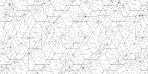 Abstract of simple gray line triangle pattern geometric background. Seamless geometric polygonal repeatable pattern swatch background, Trendy design vector background for web backdrop orpaper print.