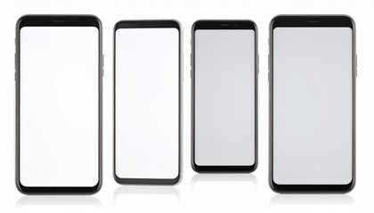 mobile phone isolated on white background