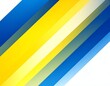 © Ahmad - Diagonal stripes of vibrant yellow and blue
