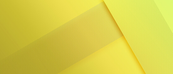 Wall Mural - Abstract yellow and green line diagonal background design