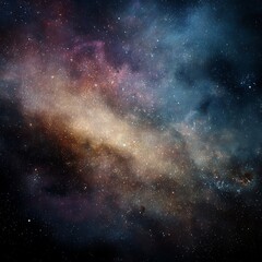 Wall Mural - A textured background featuring a pattern of stars and galaxies, creating a cosmic effect suitable for posters or prints.