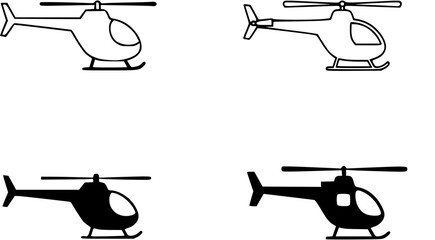 Helicopter Icon Style
