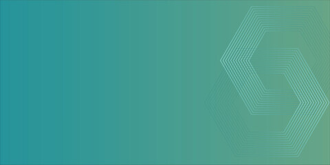 Minimalist Gradient Background with Hexagonal Pattern Design eps10