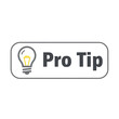 © Kavinuva Creations - Pro Tip Lightbulb Icon Vector Sticker