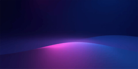Dark space backdrop with glowing blue stars and purple nebula illustration