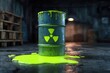 © Eduards V. - Toxic waste leaking from a hazardous material barrel