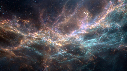 Wall Mural - space background with space