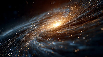 Wall Mural - cosmic dance: a breathtaking celestial spectacle, showcasing a galaxy ablaze with celestial light an