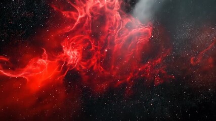 Wall Mural - Red and Black Nebula
