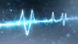 © tojirapong - Abstract representation of a digital heartbeat signal, symbolizing health, technology, and innovation in medical research.