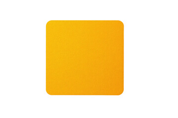 Solid orange square, bordered in gold