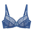 © Muniba - Blue lace underwire bra isolated PNG with Transparent Background