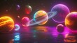 © TarunKumar - Stunning galaxy design with light trails and stars photo