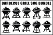 © HUMAYUN KABIR - Black Barbecue Grill SVG Set