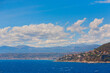 Panoramic view of the French Riviera, France