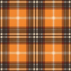 Wall Mural - A detailed plaid pattern in warm autumn hues, perfect for various backgrounds.