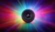 © Kenari - Vibrant speaker in a burst of color