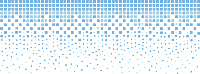educational vector bubble sort visualization showing iterative comparison and swap on a disordered blue rectangle array