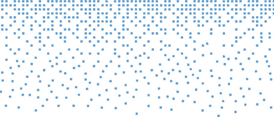 step by step algorithm vector diagram showing sorting process of data through bubble sort in blue rectangle sequence