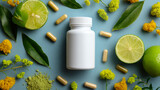 White weight loss supplement with botanicals