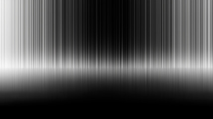 Wall Mural - Black and white vertical lines creating a futuristic background