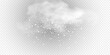 © kume111000 - Snow and wind on a transparent background. White gradient decorative element.vector illustration. winter and snow with fog. wind and fog.
