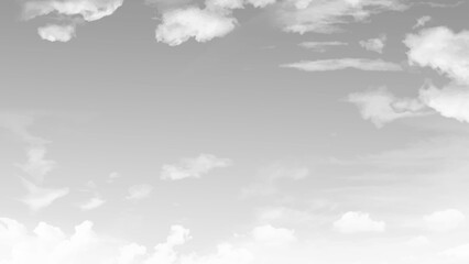 Wall Mural - black sky with white clouds. beautiful sky background and wallpaper. vector illustration.