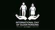 © Wahyuprt - Elderly Couple Icons with Canes on Hands, International Day of Older Persons