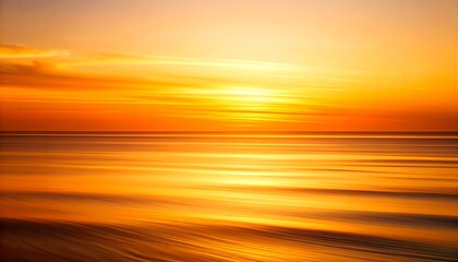 Wall Mural - Golden Sunset Ocean Beach.