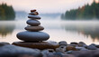 © mr_lee - Minimal Nature Landscapes with Stones
