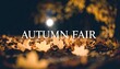 © アオイハチドリ - Autumn Fair and Sale Banner秋のフェア、セール