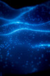 © Westend61 - Abstract blue digital waves visualizing streaming data technology