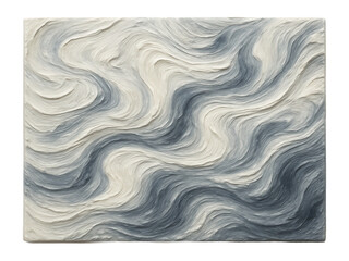 Wall Mural - textured oil paint surface, marbled whites and grays